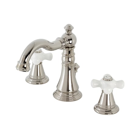 Fauceture FSC1979APX Widespread Bathroom Faucet with Retail Pop-Up, Polished Nickel FSC1979APX